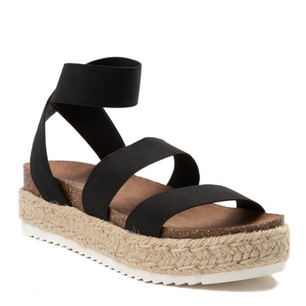 Madden Girl black espadrille sandals